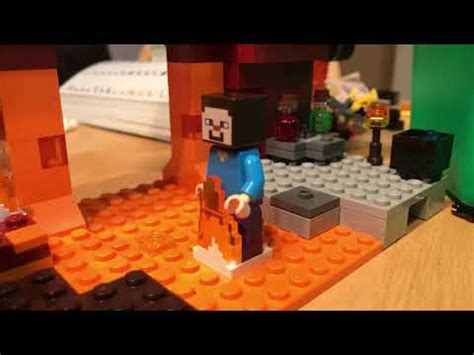 LEGO Minecraft lava test - YouTube