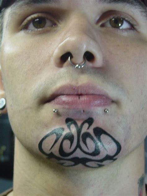 Pin by S S on Tattoo | Chin, Nose ring, Tattoos