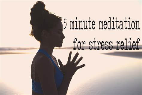 5 Minute Guided Meditation for Stress Relief — YOGABYCANDACE