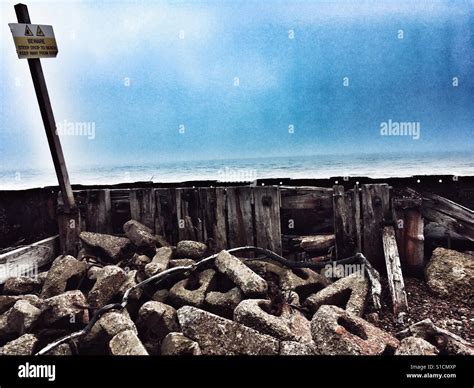 Effects of coastal erosion Stock Photo - Alamy