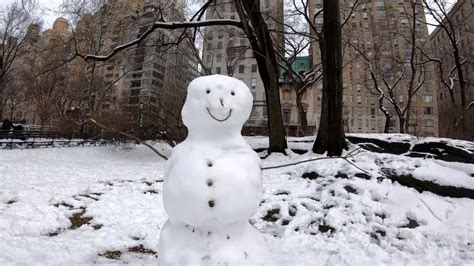 ⁴ᴷ⁶⁰ Walking NYC : The Epic Snowmen of Central Park (March 2, 2019 ...