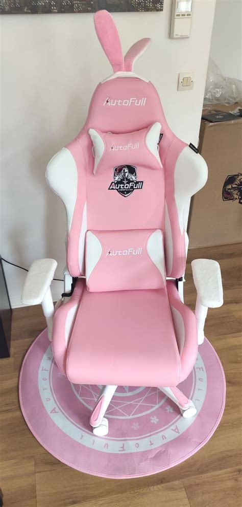 We tried it: AutoFull Pink Bunny Gaming Chair Review - TopGamingChair | Gaming chair, Gamer ...