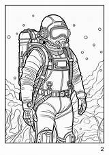 Coloring Artbook  Aqualungers sketch template