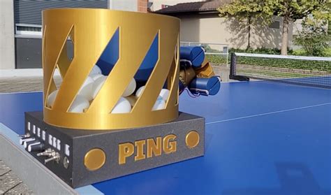 Ping pong robot lets you dial-in the serves - M.R. ENGINEERING