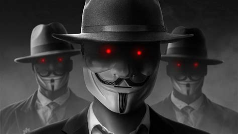 1360x768 Resolution Hacker Anonymous Evil Desktop Laptop HD Wallpaper ...