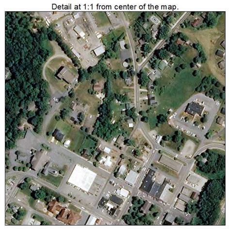 Aerial Photography Map of Hayesville, NC North Carolina