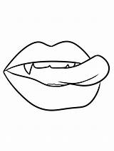 Lips coloring pages sketch template