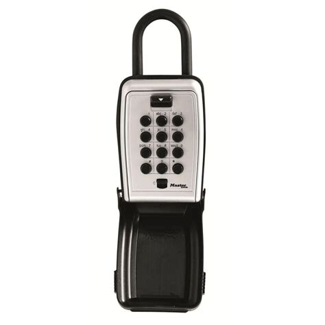 Portable Push Button Lock Box-5422DHC - The Home Depot