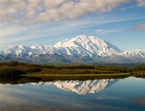 Mount Denali in Alaska (also known as Mount McKinley, its former official name), the highest ...