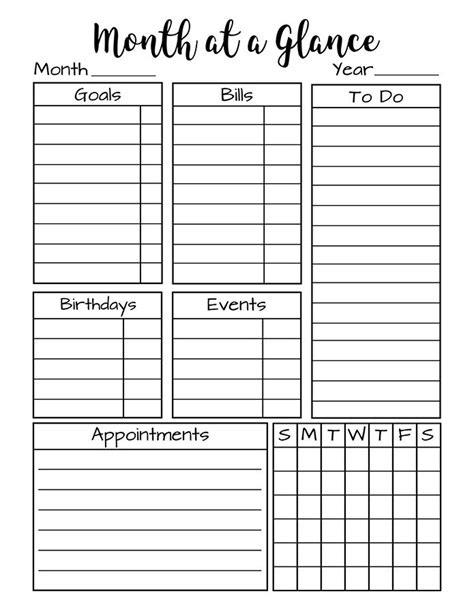 Bullet Journal Free Printables