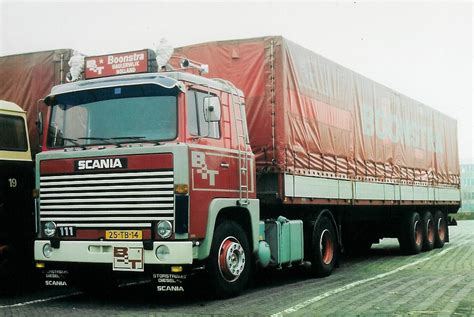 Scania 111 - Boonstra Transport | Oude trucks, Vrachtauto, Vrachtwagens