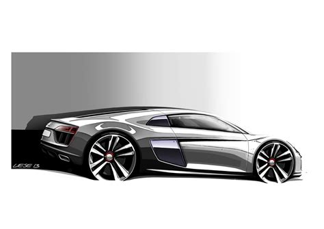 2016 Audi R8 Design Sketches Are Something to Geek Over - autoevolution