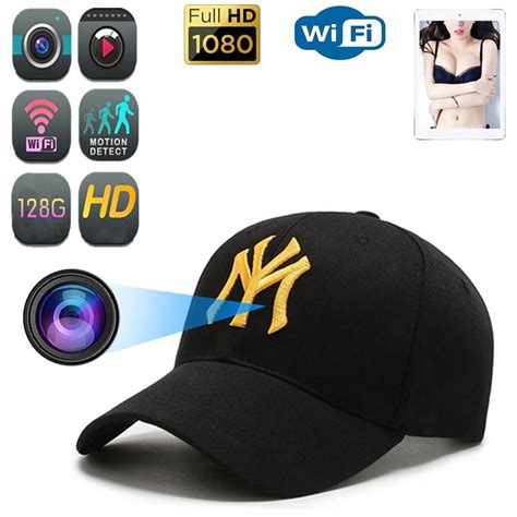 Buy Hd 1080p Wearable Baseball Hat Camera Fashion Baseball Cap Wifi Camera For Outdoor Travel ...