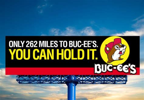 Buc-ee’s You Can Hold It Billboard | Swipe Folder > Swipe File Archive