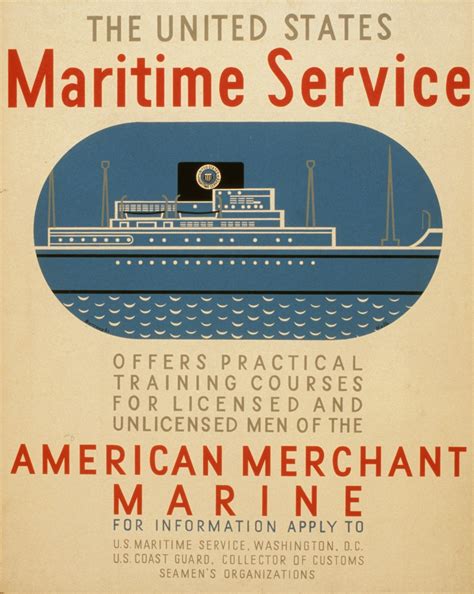 Vintage Marine Poster Free Stock Photo - Public Domain Pictures