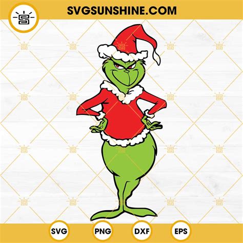 Grinch SVG, Grinch Christmas SVG, Grinch Santa Claus SVG