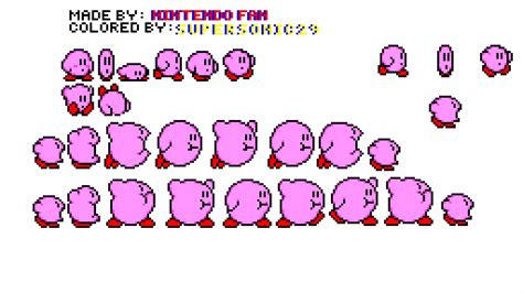 Pixilart - Kirby Sprites by SuperSonic29