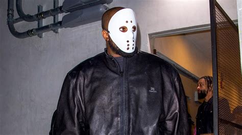 Kanye West Wears a Full Face Mask to Son Saint’s Basketball Game | Us Weekly