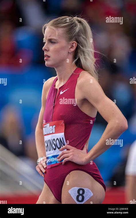 Keely Hodgkinson wins the womens 800m final Stock Photo - Alamy