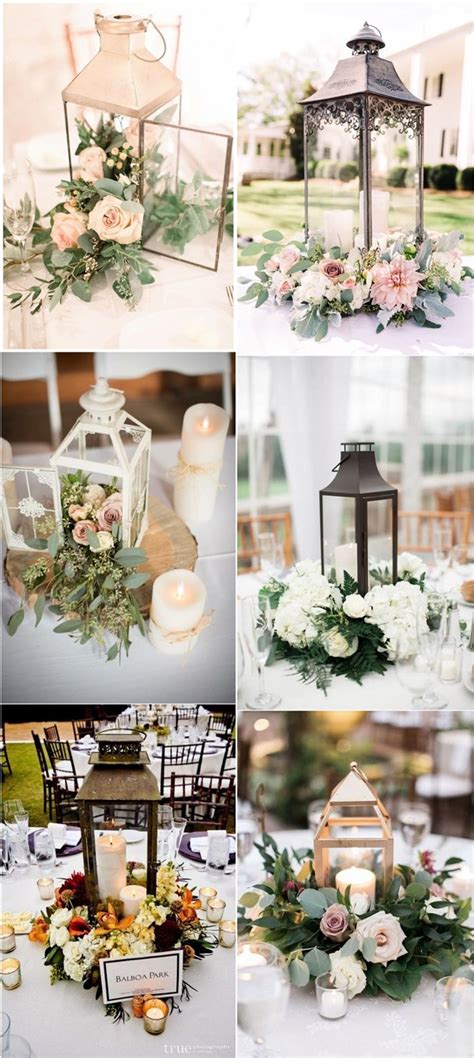 20 Rustic Lantern Wedding Centerpieces for 2022 | R & R