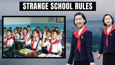 6 Shocking School Rules in NORTH KOREA - YouTube