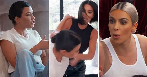 Kourtney and Kim Kardashian's most explosive rows from physical fight to wedding feud - Mirror ...