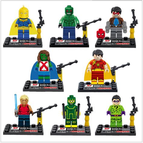 DC Superhero Movie sets Justice League minifigures Lego Compatible Toys