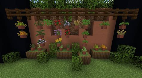 Florist Mod 1.14.4 (Put More Items in Flower Pots) - 9Minecraft.Net