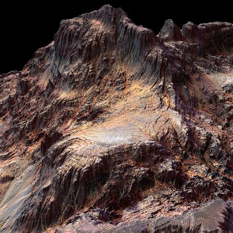 ArtStation - Mountain Terrain Heightmap in Gaea, World Machine with ...