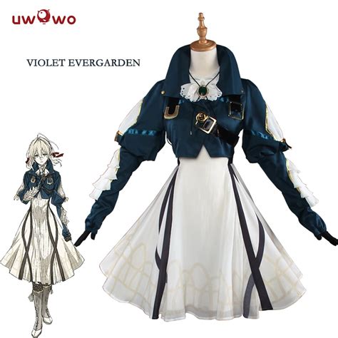 UWOWO Violet Evergarden Cosplay Anime Violet Evergarden Costume Women Japanese Anime Costume ...