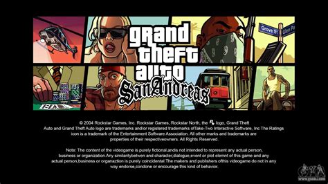 Loading screens in HD for GTA San Andreas