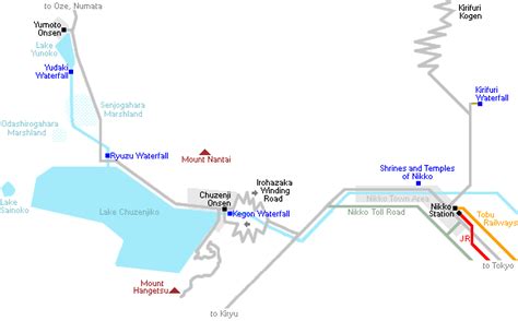 Nikko Travel Map | Besttravels.org