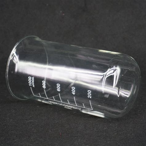 1000ml Chemistry Laboratory Borosilicate Glass Transparent Beaker Thickened Tall Form Beaker ...