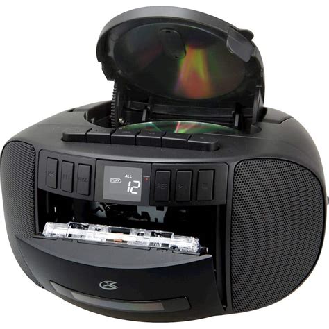 Questions and Answers: GPX CD/Cassette Boombox with AM/FM Radio Black ...