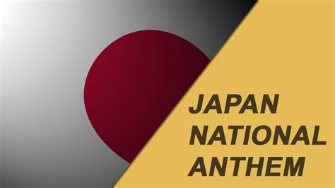 Japan National Anthem (Instrumental and lyrics) - YouTube