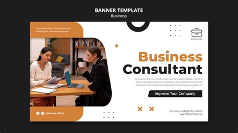 Free PSD | Business consultant banner template