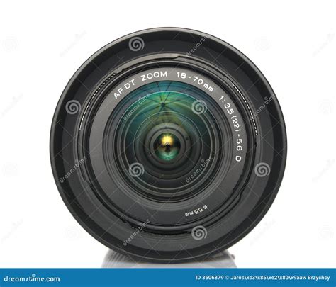 Camera zoom lens stock image. Image of camera, hood, auto - 3606879