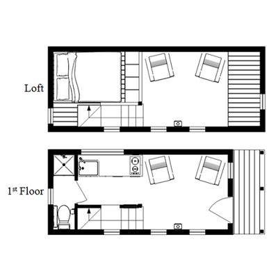 Tiny Houses Floor Plans Loft | Floor Roma