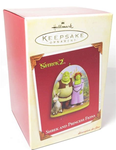 Shrek 2 SHREK AND PRINCESS FIONA Hallmark Christmas Ornament (2005 ...