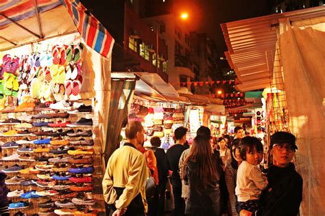 Temple Street night market Hong Kong