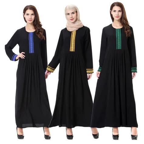 Plus Size Latest Arab Elegant Abaya Kaftan Islamich Fashion Muslim ...