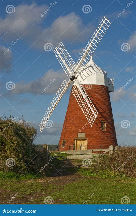 Halnaker Windmill Sussex England Stock Photo - Image of brick, countryside: 209181404