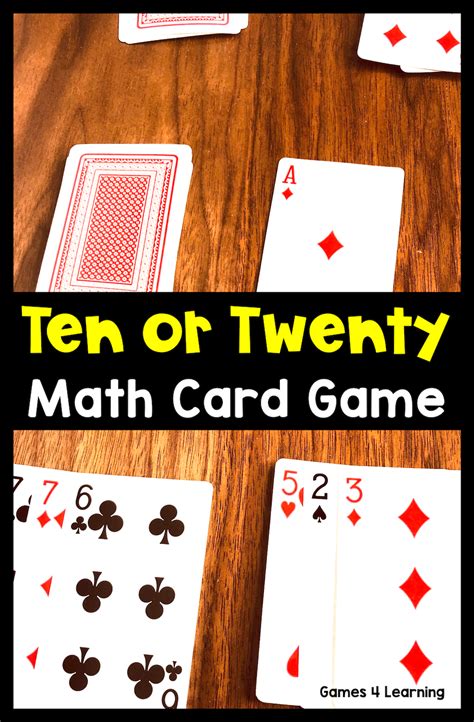 7 Simple Math Card Games