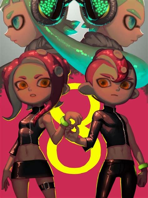 Agent8 and Agent3 by bellhenge | Splatoon, Splatoon comics, Nintendo splatoon