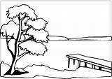 Easy Lake Coloring Page  Free Printable Pages For Kids sketch template