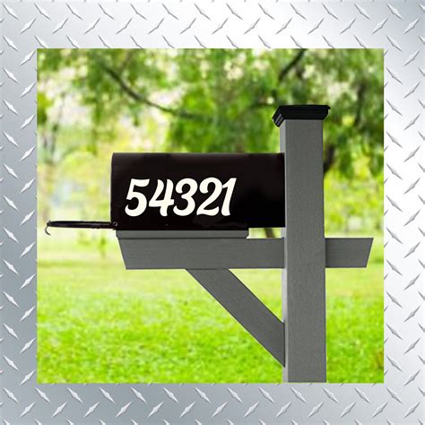 Mailbox Reflective Numbers Decals Mailbox Reflective Digits - Etsy