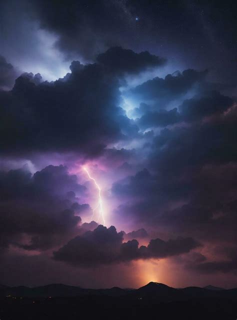 Stormy Night Sky Stock Photos, Images and Backgrounds for Free Download