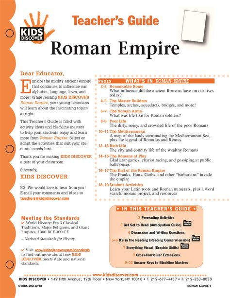 Roman Empire - Kids Discover