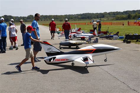 Giant Scale Radio-Controlled (RC) Model Aircraft Air Show