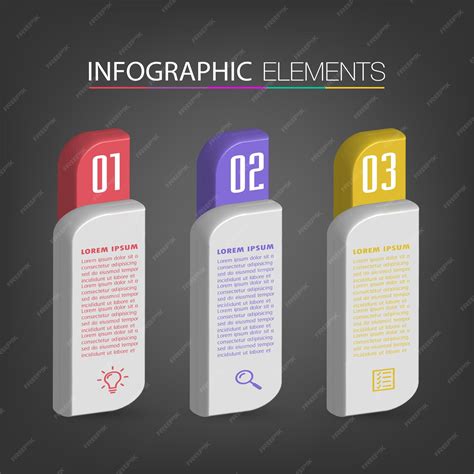 Premium Vector | Infographic template with steps